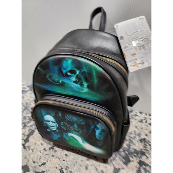 Loungefly Harry Potter Death Eater Lord Voldemort Mini Backpack Dark Mark NWT main image 6